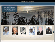 Tablet Screenshot of doughertyfuneralduluth.com